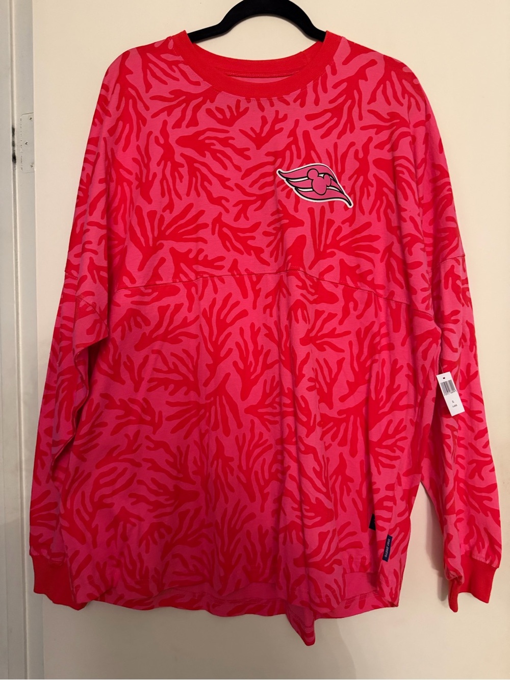 Disney cruise line lookout cay spirit jersey pink size xl